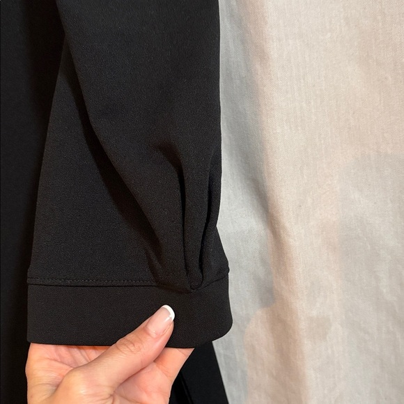 Black Puff Sleeve Dress - Picture 4 of 5